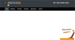 Desktop Screenshot of productosdehule.net